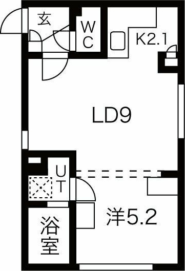 カーサフェリーチェ医大前 間取り