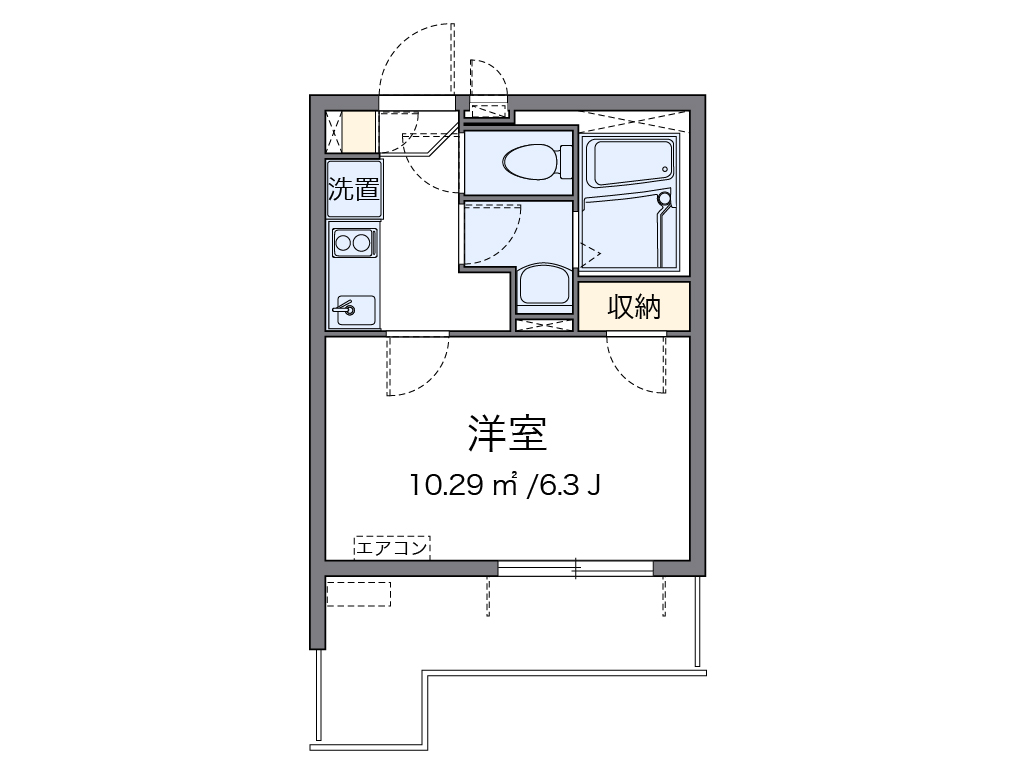 クレイノＣｌｏｖｅｒ 間取り