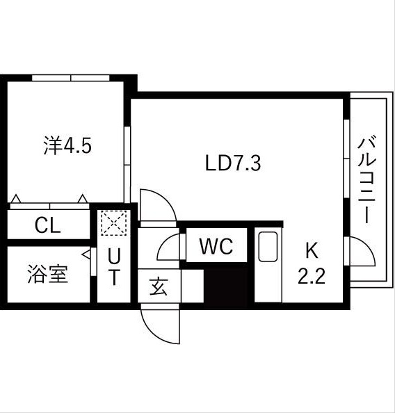 Grandeeイースト札幌(グランディーイースト札幌) 間取り