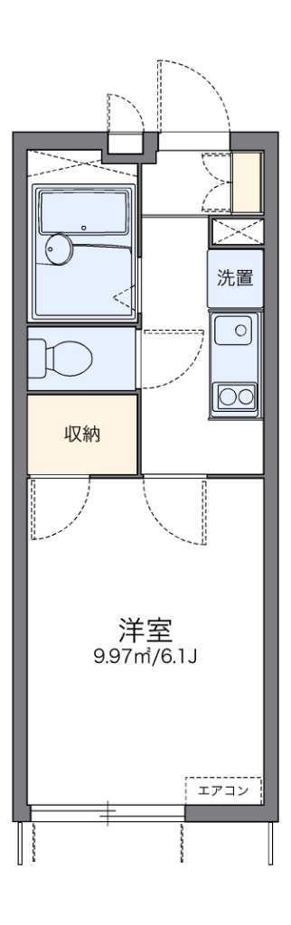 レオパレスサニープレイス 間取り