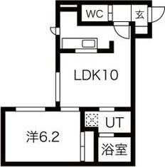 グローリア南10条 間取り