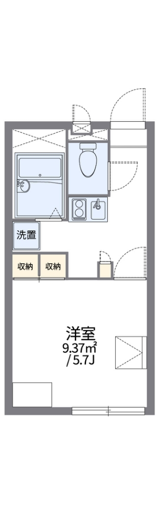 レオパレスＳＨＩＢＡＳＡＫＩ 間取り