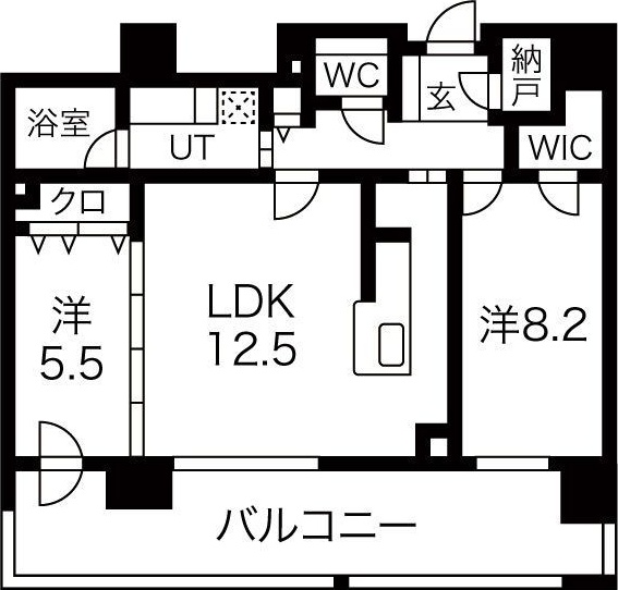 アルビオガーデン宮の沢 間取り