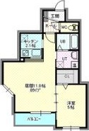 Apricot琴似2・2 間取り