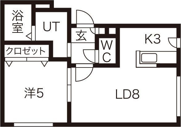 アクアベール豊平 間取り