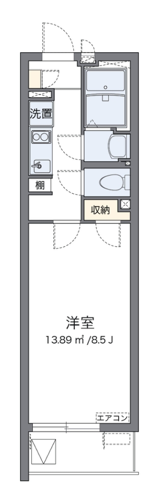 クレイノショコラ 間取り