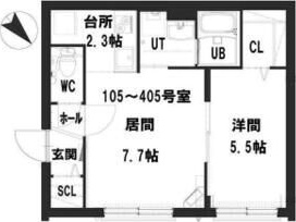グランメール南郷13駅前 間取り