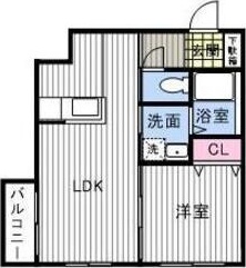 リデーレ菊水Ⅱ 間取り