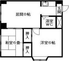 クィーン南５条 間取り
