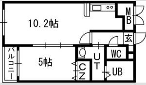 クラッセ円山　EAST 間取り