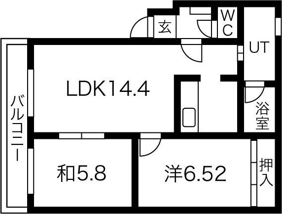 サンフラワー元町 間取り