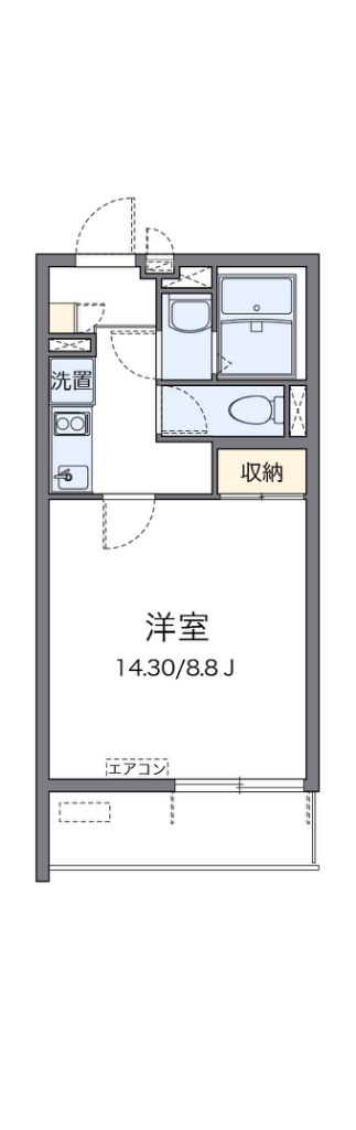 クレイノアンジュ鶴間 間取り