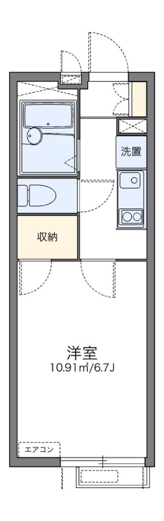 レオパレスプリマベーラ大成 間取り