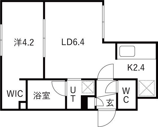 Activat元町(アクティベイト)　仮) 北25条東16丁目MS 間取り