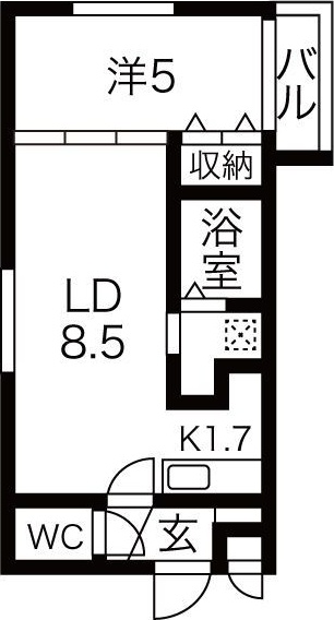 Y’s月寒西 間取り