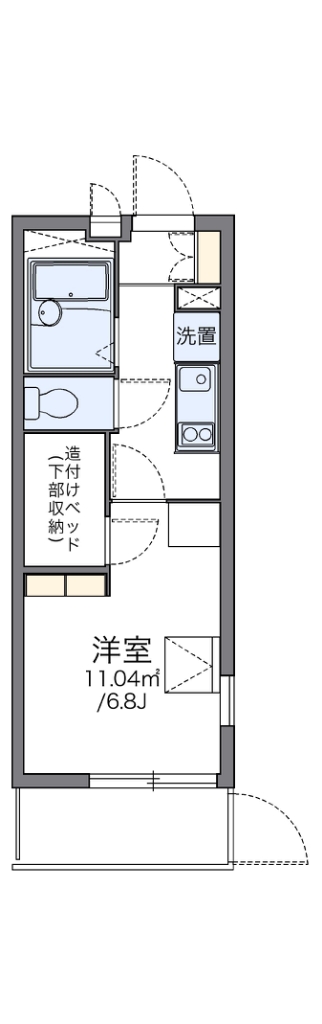 レオパレスキュア横浜 間取り