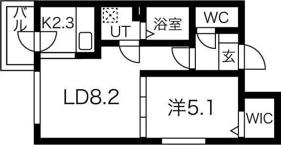 アステール学園前 間取り