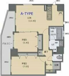 アルカディア平岸パークフロント 間取り