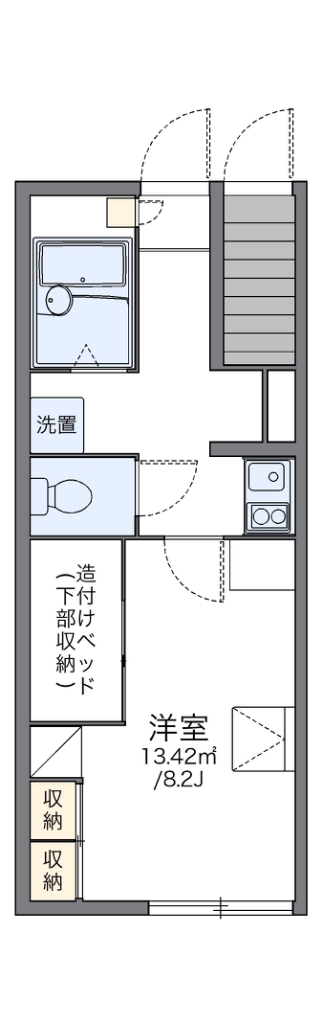 レオパレスバンブーヒル 間取り