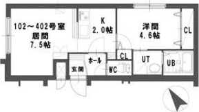 グランメール中の島 間取り