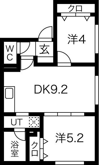 ミラネーゼ大通東　南館 間取り