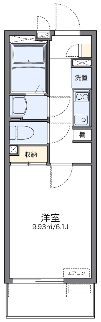 レオネクストＴＡＫＡＲＡＤＡⅡ 間取り