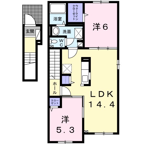 ブルースカイ 間取り