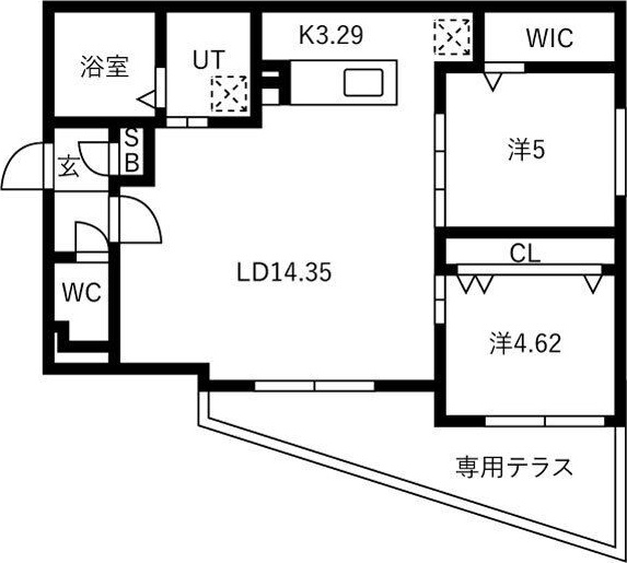 A-bic厚別中央 間取り