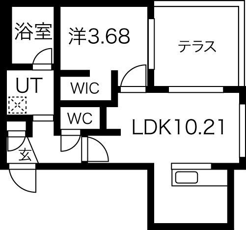 オルセーリュクス山鼻 間取り