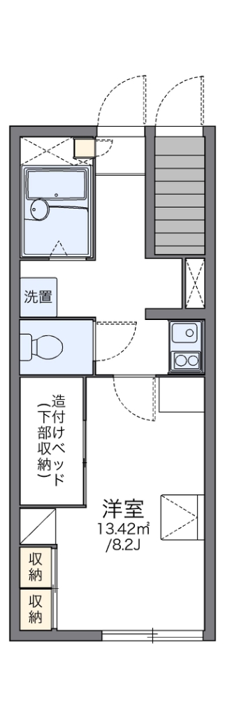 レオパレスＬｕｍｉｅｒｅ元町 間取り