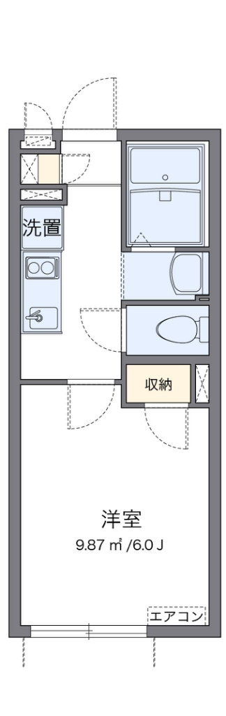 クレイノＭＵＳＡＳＨＩ壱号館 間取り