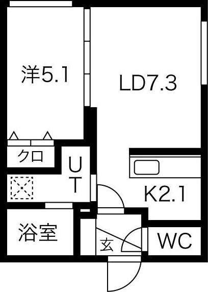ヴェスタ平岸   間取り