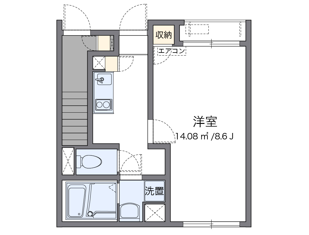 レオネクストラグレージュⅣ 間取り