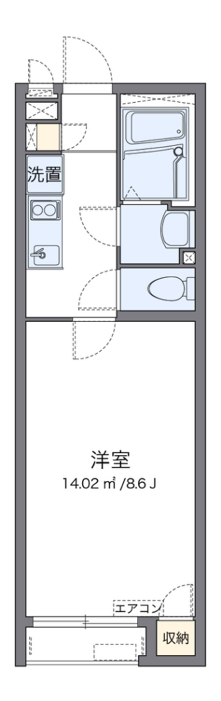 クレイノティーダ中和田 間取り