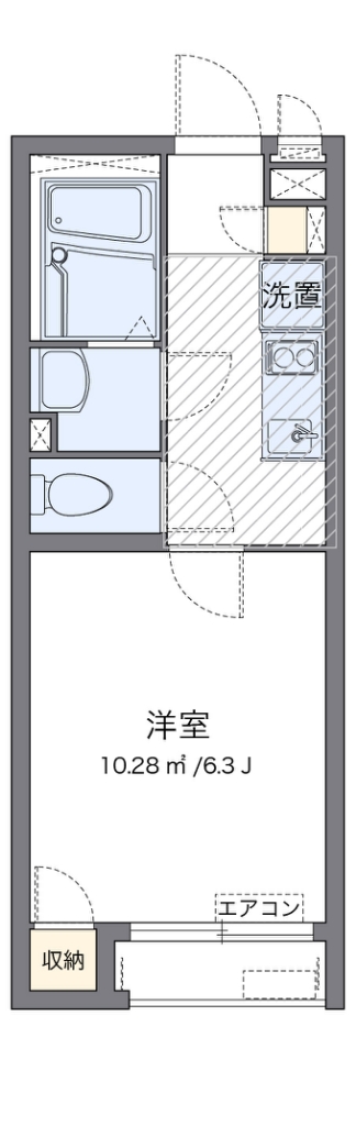 クレイノ元三如如 間取り