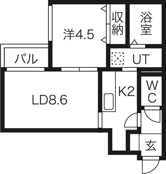 サンルーチェ山鼻 間取り