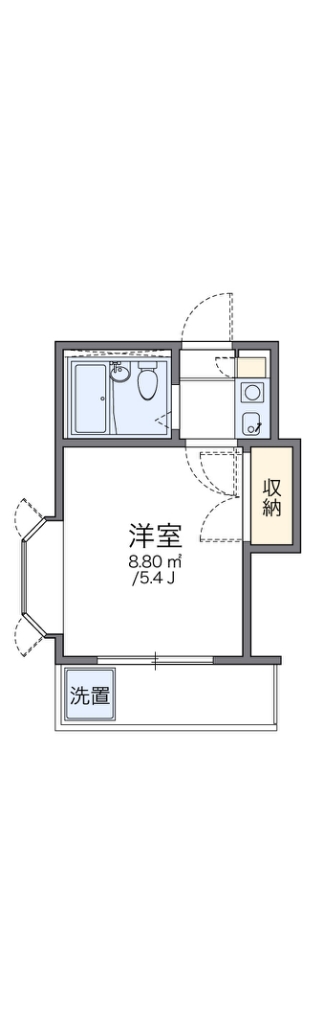 レオパレス与野本町第６ 間取り