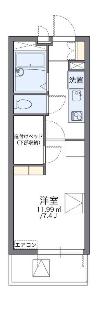 レオパレス藤 間取り