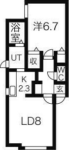 コンフォート中の島 V 間取り