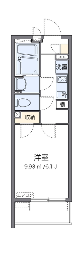 クレイノ与野 間取り