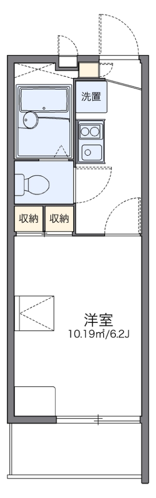 レオパレスグリーンハイツ 間取り