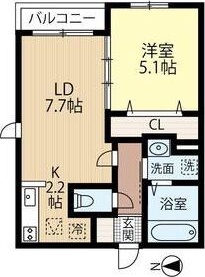 Atlantis　Hassamu 間取り