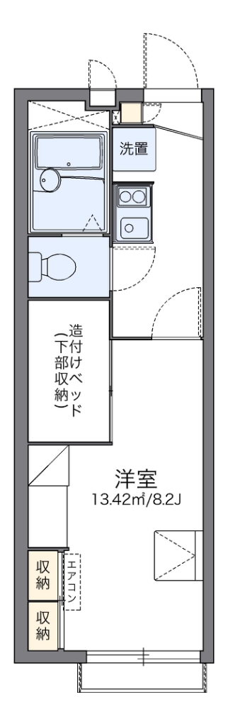 レオパレスソルヴェーグ 間取り