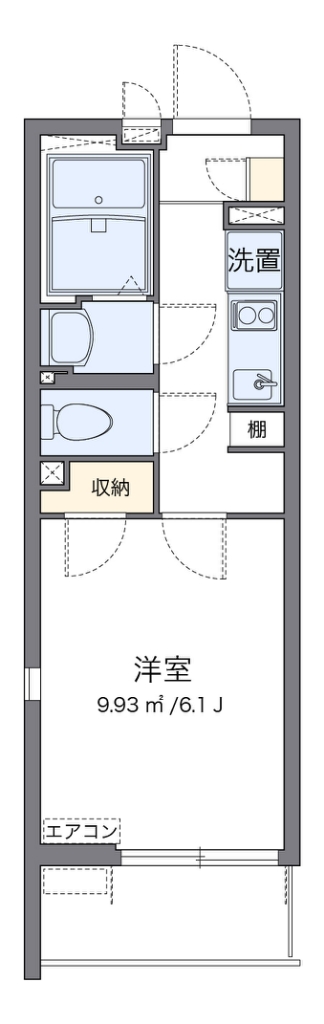 クレイノフラットメイト桜 間取り