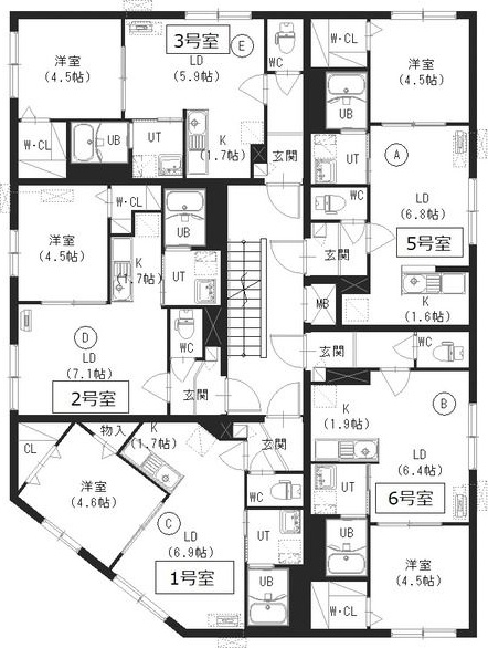 シティレジデンス宮の沢 間取り