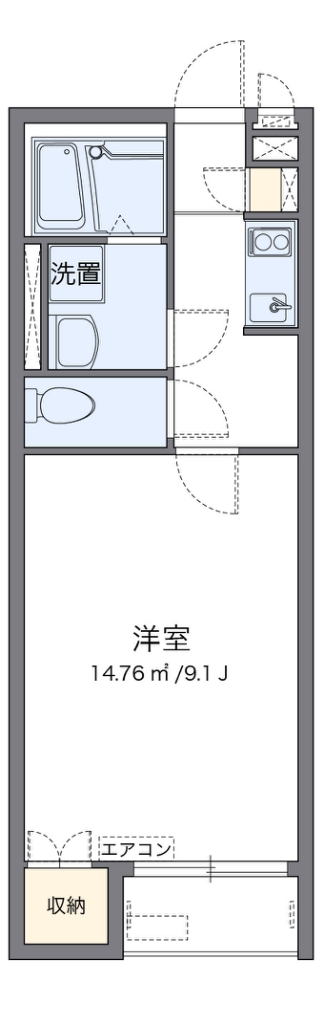 ミランダル　シエル　Ⅱ 間取り