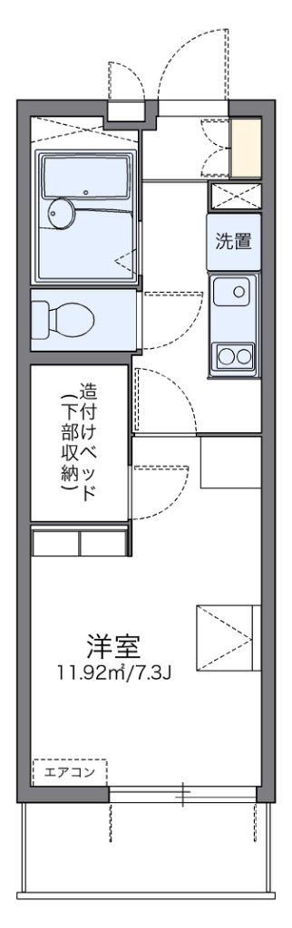 レオパレスエクセルハイムⅢ 間取り