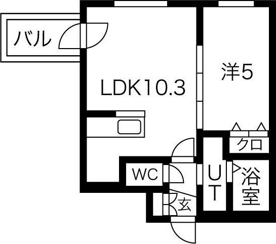 イルセントラレ南12条 間取り
