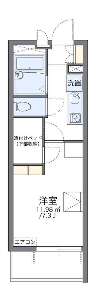 レオパレスメゾン浦和 間取り