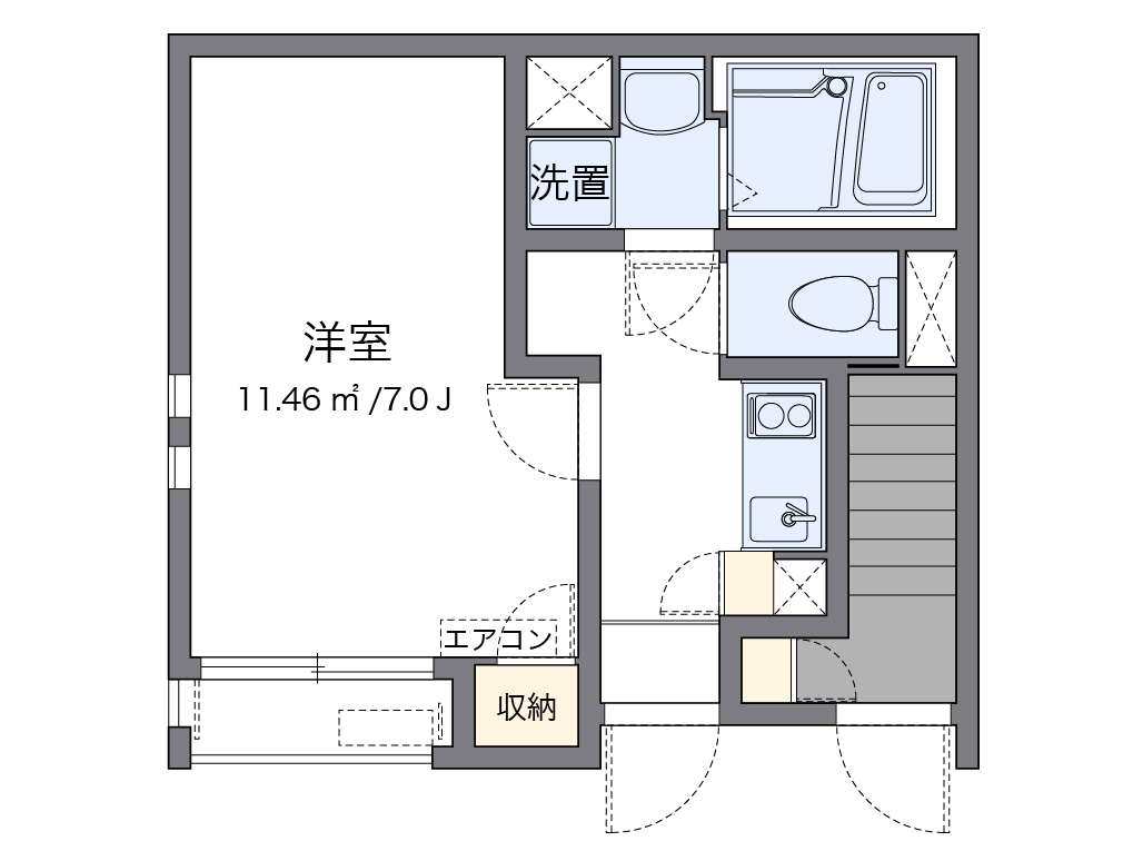 クレイノエスペランサ　Ｎ 間取り